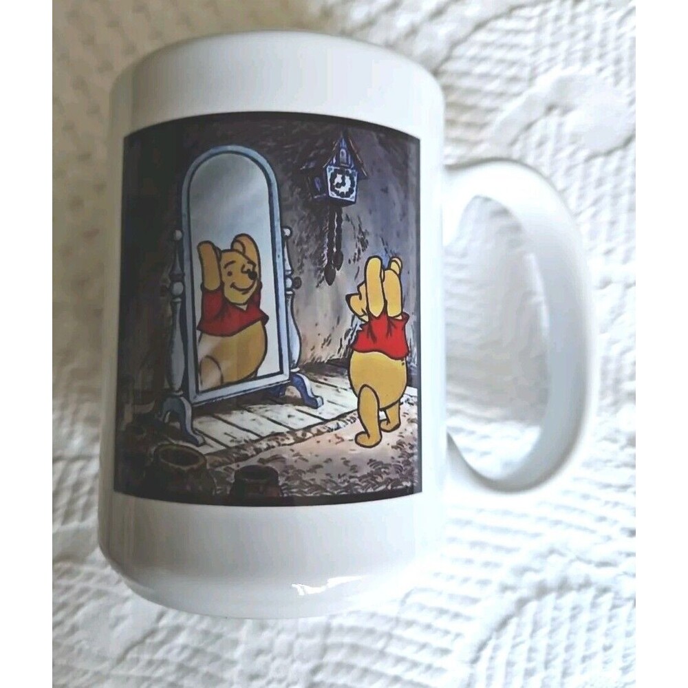 Rare Vintage Winnie The Pooh Coffee Mug Disney Taiwan UNUSED